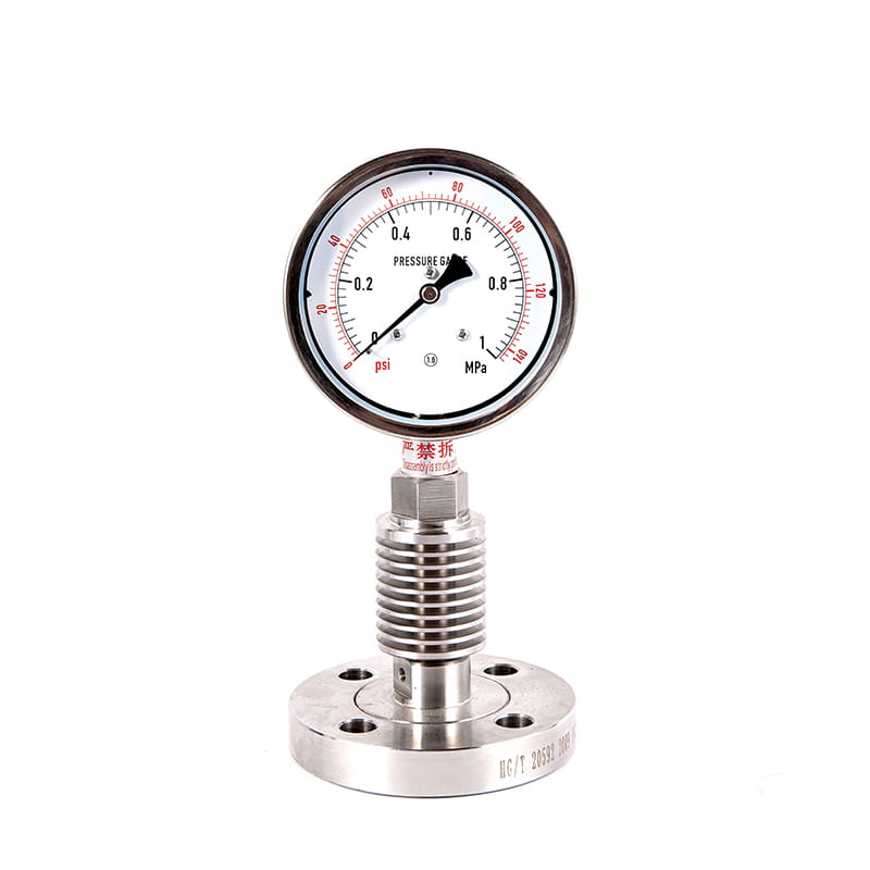 Y-M sorozat minden rozsdamentes acél egészségügyi steril membránnyomásmérő